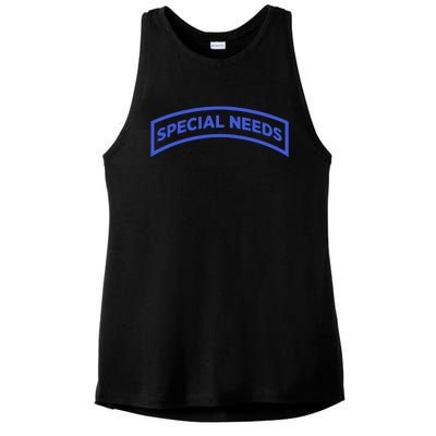 Special Needs Tab Ladies PosiCharge Tri-Blend Wicking Tank