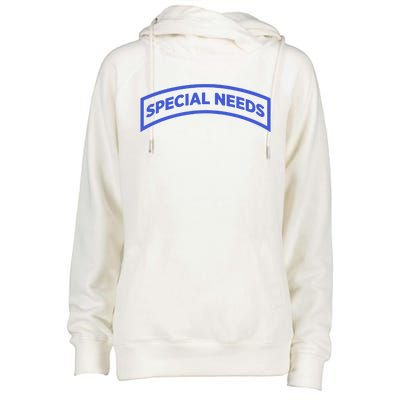 Special Needs Tab Womens Funnel Neck Pullover Hood