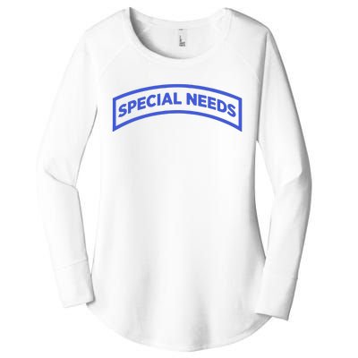 Special Needs Tab Women's Perfect Tri Tunic Long Sleeve Shirt