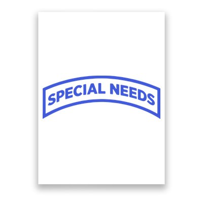 Special Needs Tab Poster