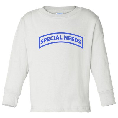 Special Needs Tab Toddler Long Sleeve Shirt