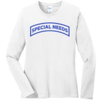 Special Needs Tab Ladies Long Sleeve Shirt