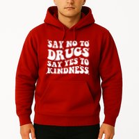 Say No To Drugs Say Yes To Kindness Red Ribbon Week Groovy Hoodie