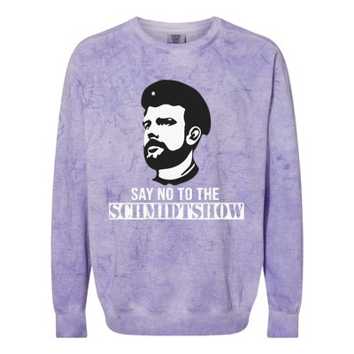 Say No To The Schmidtshow Colorblast Crewneck Sweatshirt