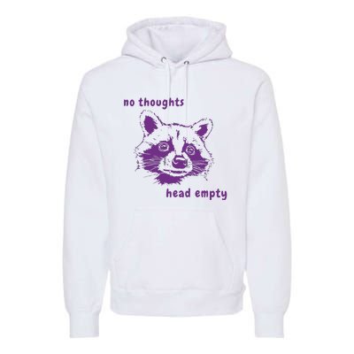 Slippywild No Thoughts Head Empty Premium Hoodie