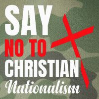 Say No To Christian Nationalism Legacy Tie Dye Trucker Hat