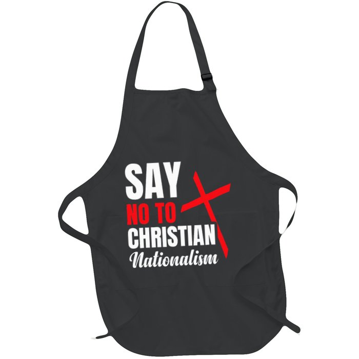 Say No To Christian Nationalism Apron