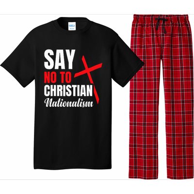 Say No To Christian Nationalism Pajama Set