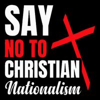 Say No To Christian Nationalism Youth Performance Sprint T-Shirt