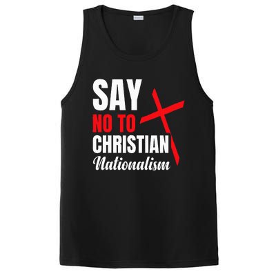 Say No To Christian Nationalism PosiCharge Competitor Tank