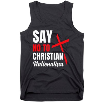 Say No To Christian Nationalism Tank Top