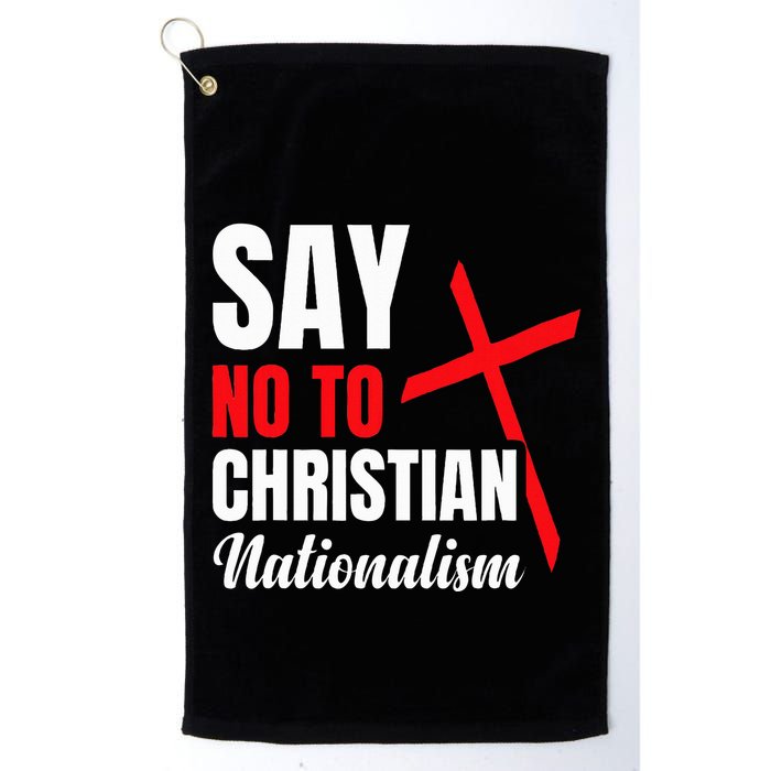 Say No To Christian Nationalism Golf Towel