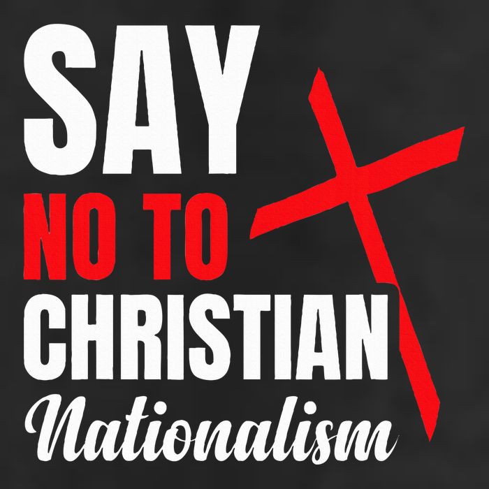 Say No To Christian Nationalism Golf Towel
