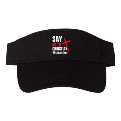 Say No To Christian Nationalism Visor