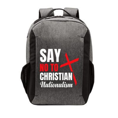 Say No To Christian Nationalism Vector Backpack