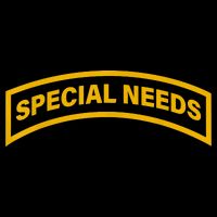 Special Needs Tab Cropped Pullover Crew