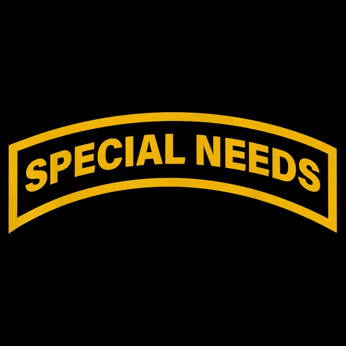 Special Needs Tab Cropped Pullover Crew