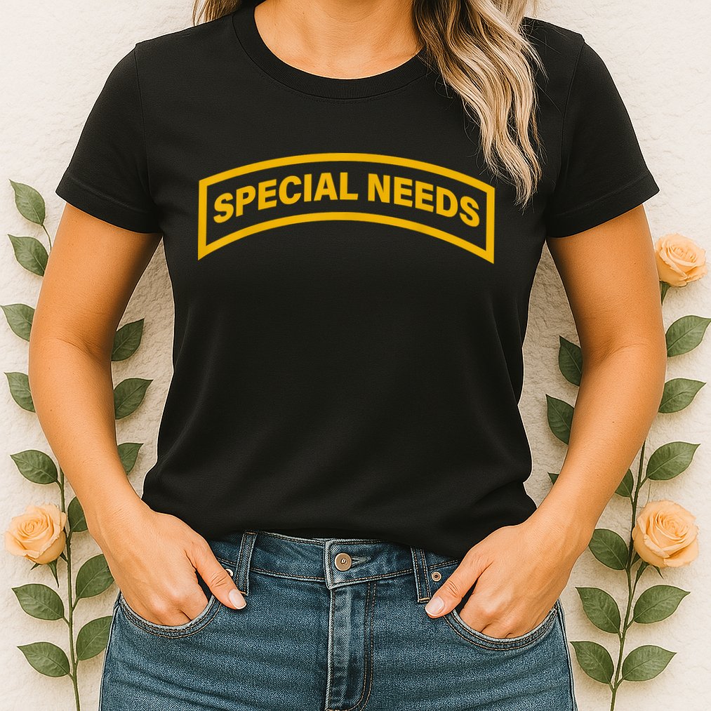 Special Needs Tab Womens T-Shirt