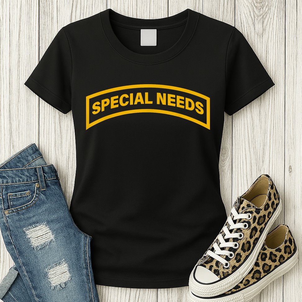 Special Needs Tab Womens T-Shirt