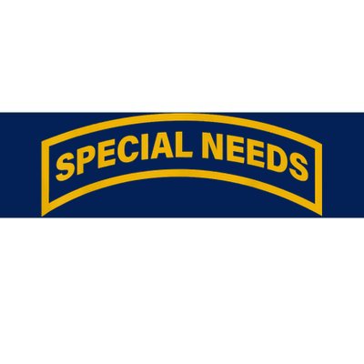 Special Needs Tab Bumper Sticker