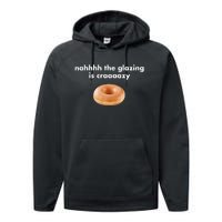 Shopillegalshirts Nah The Glazing Is Crazy Performance Fleece Hoodie