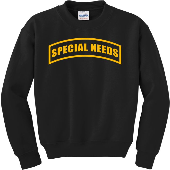 Special Needs Tab Kids Sweatshirt