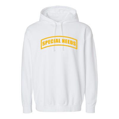 Special Needs Tab Garment-Dyed Fleece Hoodie