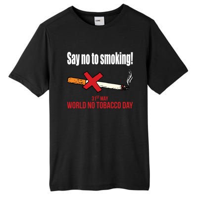 Say No To Smoking Gift Tall Fusion ChromaSoft Performance T-Shirt