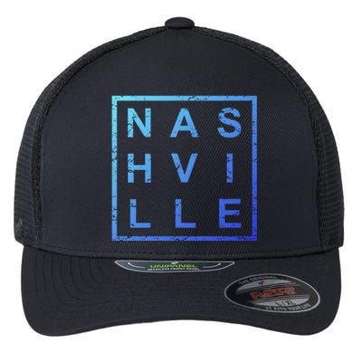 Stylish Nashville Tennessee Tn Gift Flexfit Unipanel Trucker Cap