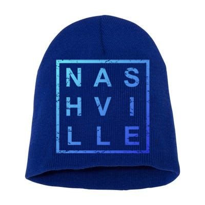 Stylish Nashville Tennessee Tn Gift Short Acrylic Beanie