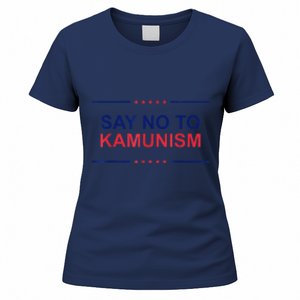 Say No To Kamunism 2024 Elections Trump President Republican Women's T-Shirt