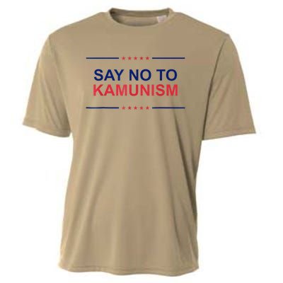 Say No To Kamunism 2024 Elections Trump President Republican Cooling Performance Crew T-Shirt