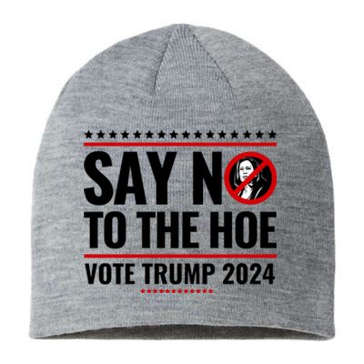 Say No To The Hoe Vote Trump 2024 Sustainable Beanie