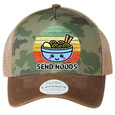 Send Noods Tee Funny Great Ra Noodle Bowl Gift Legacy Tie Dye Trucker Hat