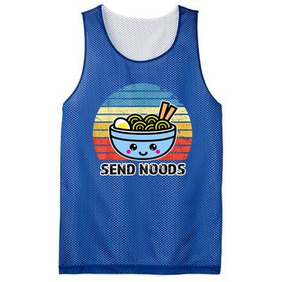 Send Noods Tee Funny Great Ra Noodle Bowl Gift Mesh Reversible Basketball Jersey Tank