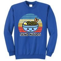 Send Noods Tee Funny Great Ra Noodle Bowl Gift Tall Sweatshirt