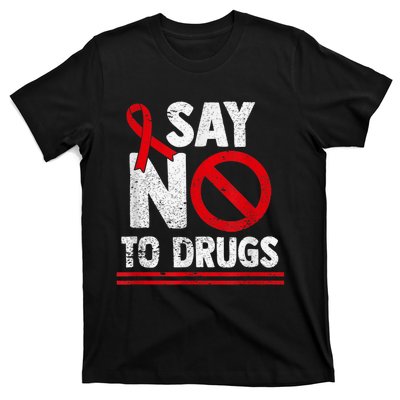 Say No To Drugs Support Red Ribbon Awareness Week T-Shirt