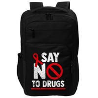 Say No To Drugs Support Red Ribbon Awareness Week Impact Tech Backpack