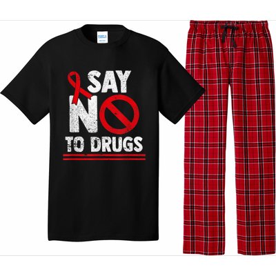 Say No To Drugs Support Red Ribbon Awareness Week Pajama Set