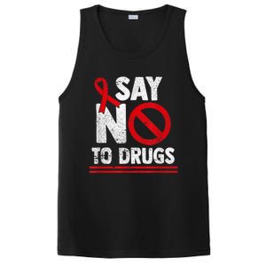 Say No To Drugs Support Red Ribbon Awareness Week PosiCharge Competitor Tank