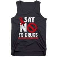 Say No To Drugs Support Red Ribbon Awareness Week Tank Top