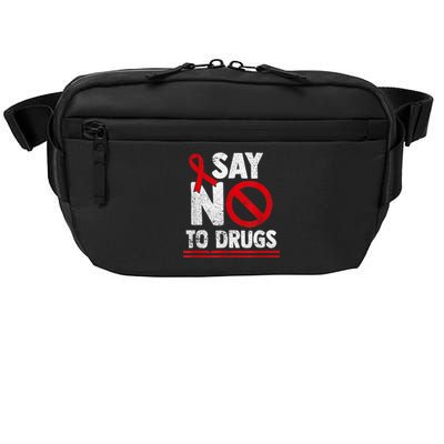 Say No To Drugs Support Red Ribbon Awareness Week Crossbody Pack