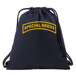 Special Needs Tab Drawstring Bag