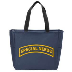 Special Needs Tab Zip Tote Bag