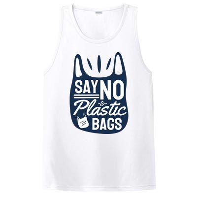 Say No To Plastic Bags PosiCharge Competitor Tank