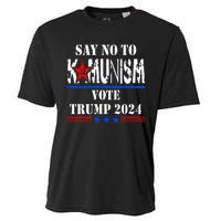 Say No To Kamunism Vote Trump 2024 Cooling Performance Crew T-Shirt