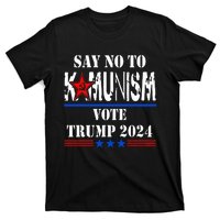 Say No To Kamunism Vote Trump 2024 T-Shirt