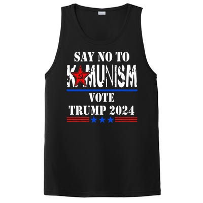 Say No To Kamunism Vote Trump 2024 PosiCharge Competitor Tank