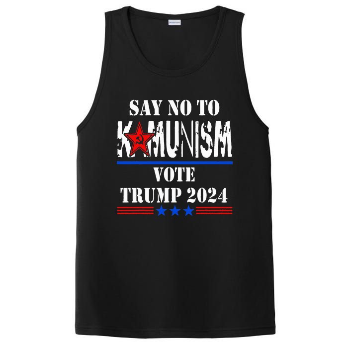 Say No To Kamunism Vote Trump 2024 PosiCharge Competitor Tank