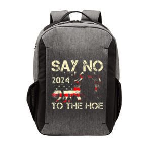 Say No To The Hoe Vote Trump 2024 America Usa Flag Vector Backpack